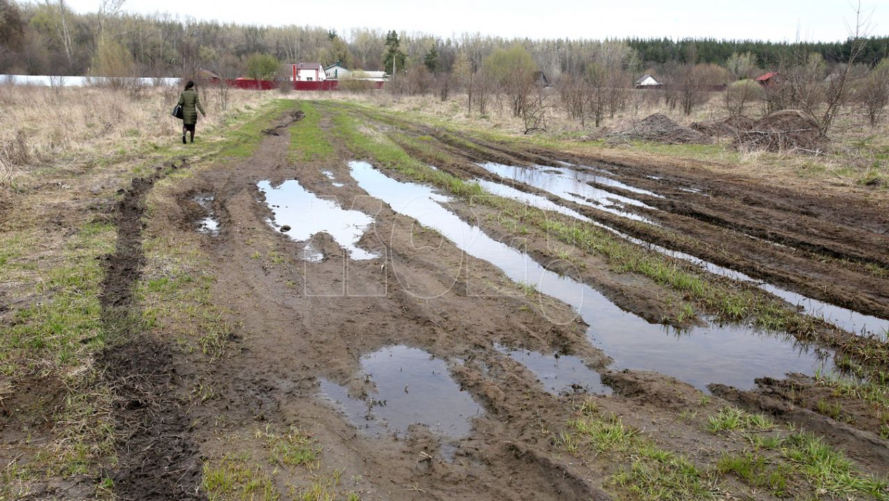 <p>Дорога к селу Рыкань (апрель 2023 года)</p>