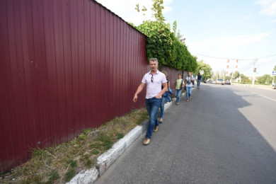 На воронежской улице появится новый тротуар