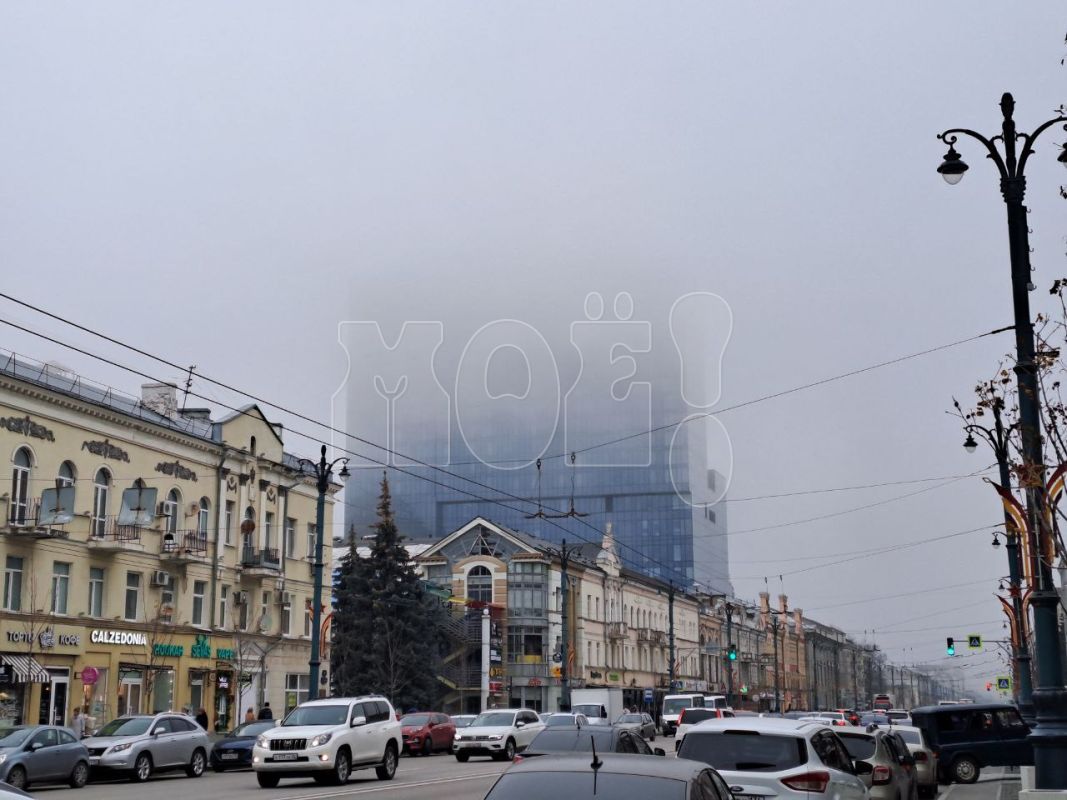 Туман надвигается на Воронежскую область