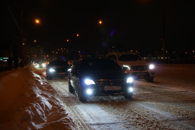 9-балльные пробки сковали Воронеж