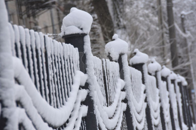 Потепление и снегопады: воронежцам рассказали о погоде на первую рабочую неделю года