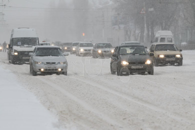 Воронежцев предупредили о снегопаде на федеральной трассе
