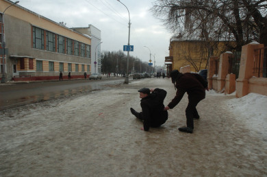 Более 200 человек попали в больницу из-за гололёда в Воронежской области