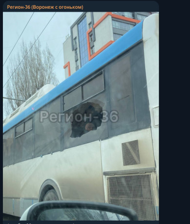 Автобус с ветерком прокатил пассажиров в Воронеже