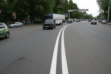 Сотни воронежских улиц останутся без новой дорожной разметки из-за провалившихся торгов