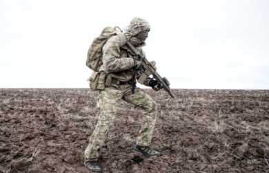 Опубликовали видео разгрома украинских диверсантов, пытавшихся прорваться в Черноземье