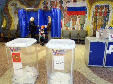 Стали известны первые итоги выборов президента России