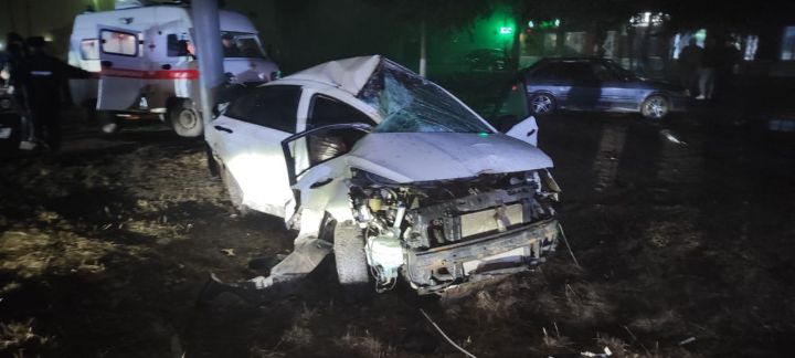 Иномарка врезалась в столб в Воронежской области: погиб пассажир