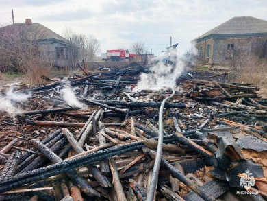 Виновника сильного пожара в воронежском селе оштрафуют на крупную сумму