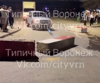 Молодого водителя, сдвинувшего блоки на дамбе Чернавского моста в Воронеже, наказали