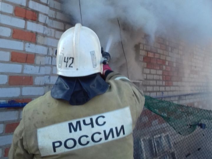 Трёх человек спасли из полыхающего многоквартирного дома в Воронеже