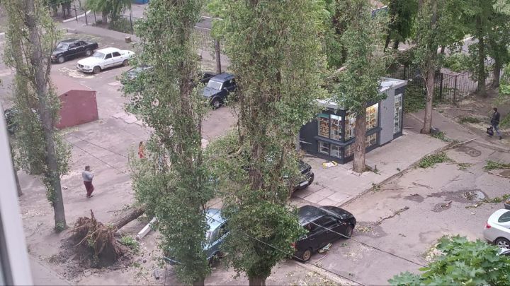 Воронежцы показали последствия разбушевавшейся стихии: видео