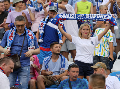 Воронежский ФК «Факел» оштрафовали после матча с «Зенитом»