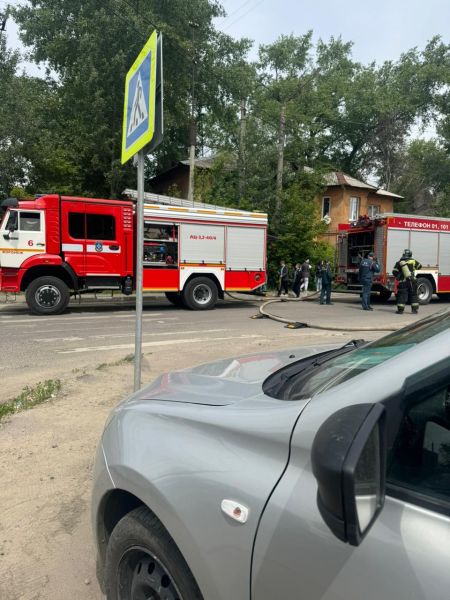 Воронежцы сообщили о пожаре в «Магните»