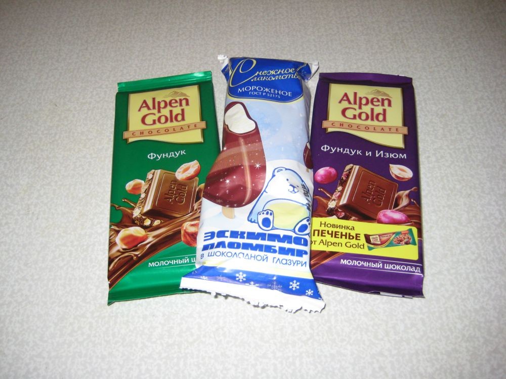 Alpen Gold печенье и Изюм