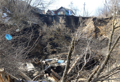 Жители Воронежской области, пострадавшие от оползня, так и не получили компенсацию 