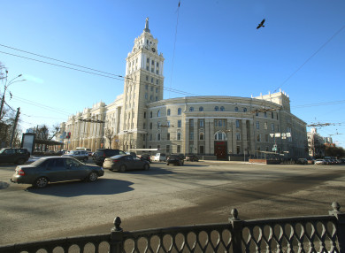 Пробки сковали центр Воронежа из-за неработающих светофоров