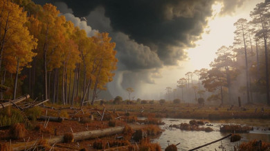 Об опасном погодном явлении предупредили жителей Воронежской области