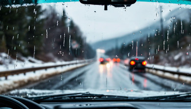 Мокрый снег и дождь накроют федеральную трассу в Воронежской области