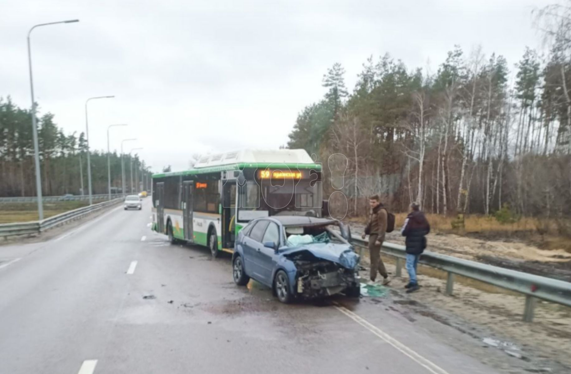 Выяснились подробности жёсткого ДТП с&nbsp;автобусом и&nbsp;легковушкой в&nbsp;Воронеже