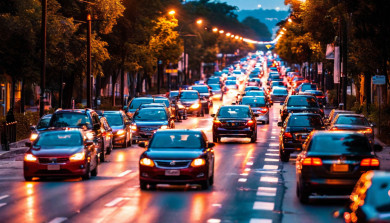 5-километровая пробка сковала Московский проспект в Воронеже