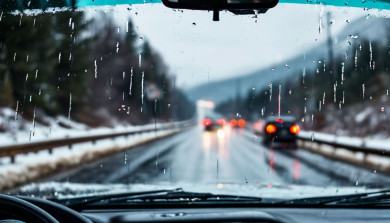 Мокрый снег обрушится на трассу М-4 «Дон» в Воронежской области