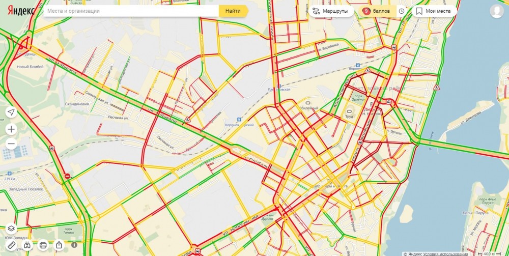 Трасса москва нижний новгород пробки сейчас онлайн карта смотреть