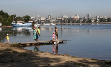 В воронежском парке «Алые паруса» благоустроят пляж