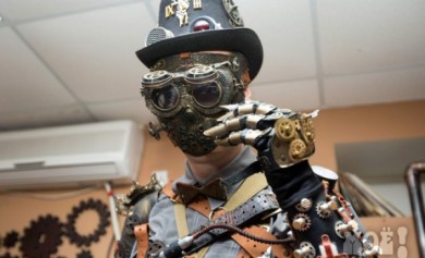 В Воронеже входит в моду стимпанк — эстетика паровых машин и шестерёнок