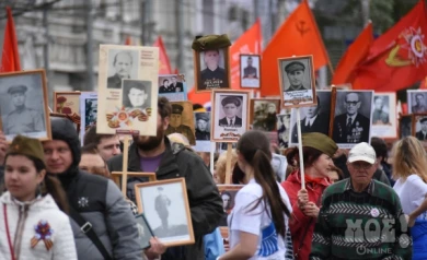 Более 43 тысяч человек приняли участие в шествии «Бессмертного полка» в Воронеже