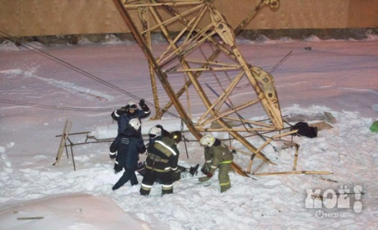 В Воронеже после падения рабочего с рухнувшей стрелы крана завели дело