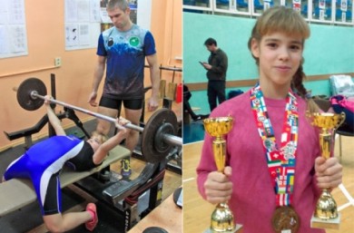 Пятиклассница из Черноземья стала чемпионкой мира по пауэрлифтингу, подняв полто...