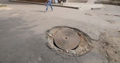 В Воронеже участились кражи канализационных и водопроводных крышек люков