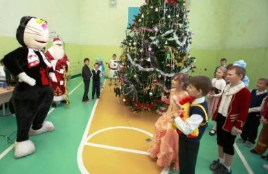 Новогодняя акция «Стань волшебником» газеты «МОЁ!» прошла в селе Костёнки