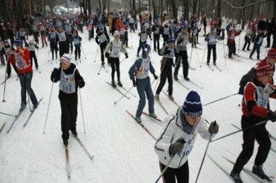 «Лыжня России» состоялась в Воронеже, несмотря на мороз