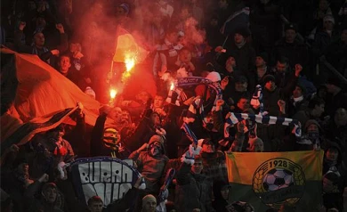 10 воронежских болельщиков провели ночь в ростовском «обезьяннике»