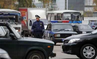 В Воронеже на перекрёстках выставили наряды ГИБДД и ОМОНовцев