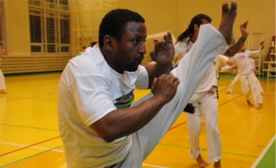 Бразильский профессор Джабути провёл в Воронеже мастер-класс по капоэйре