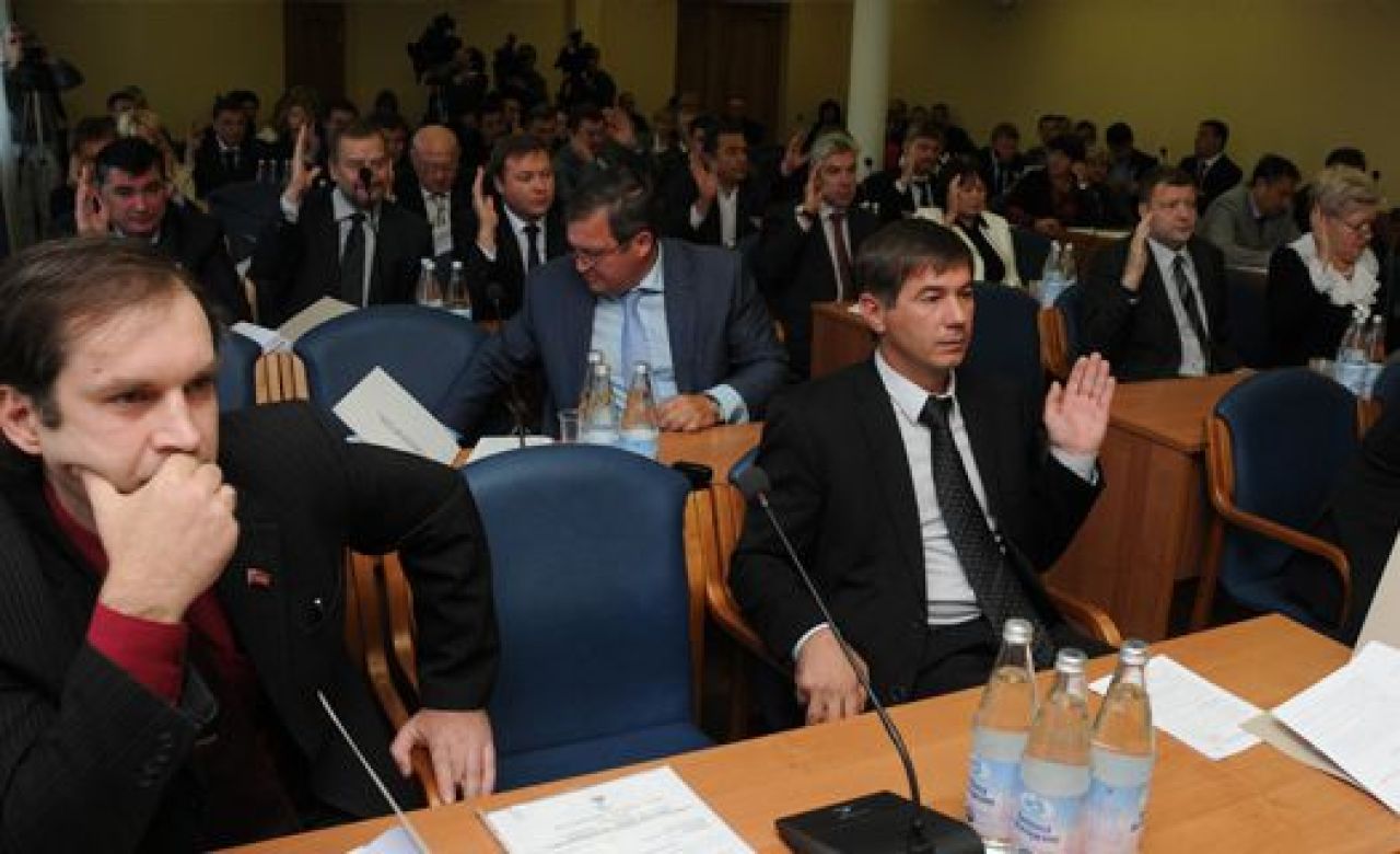 Заседание Воронежской городской Думы.