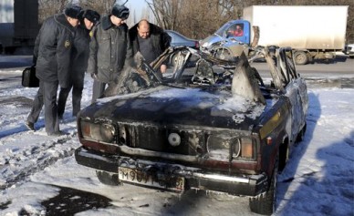 В Воронеже газовый баллон в машине ЧОП мог взорваться на остановке