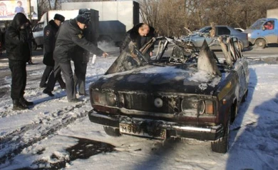 Машина, взорвавшаяся у ДК Кирова, ехала из автосервиса