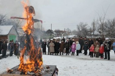 Воронежцы отметят Масленицу сжиганием чучела на главной площади города