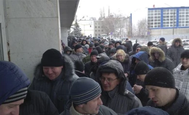 Воронежцы по 14 часов дежурили у касс «Юбилейного», чтобы купить билет на матч «Буран» — «Спутник»