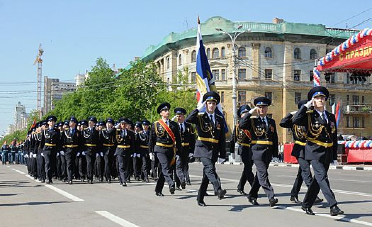 парад 9 мая в Воронеже