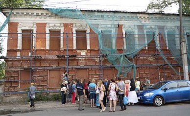 В центре Воронежа митинговали за сохранение старинной усадьбы