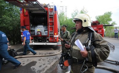 На проспекте Труда из-за дыма в «Центрторге» вызывали пожарных