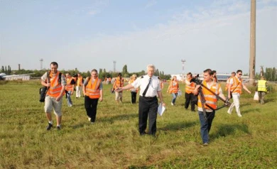 В воронежском аэропорту провели первую официальную фотоохоту на самолёты