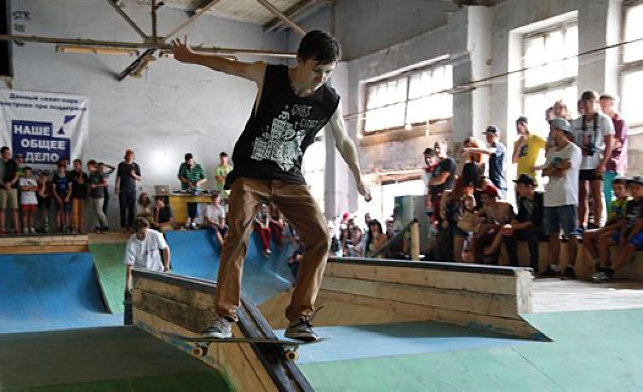 открытие скейт-парка в Воронеже