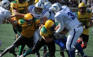 Воронежцев приглашают на сегодняшний матч по американскому футболу