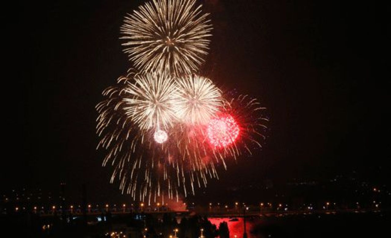 Салют в День Города в Воронеже